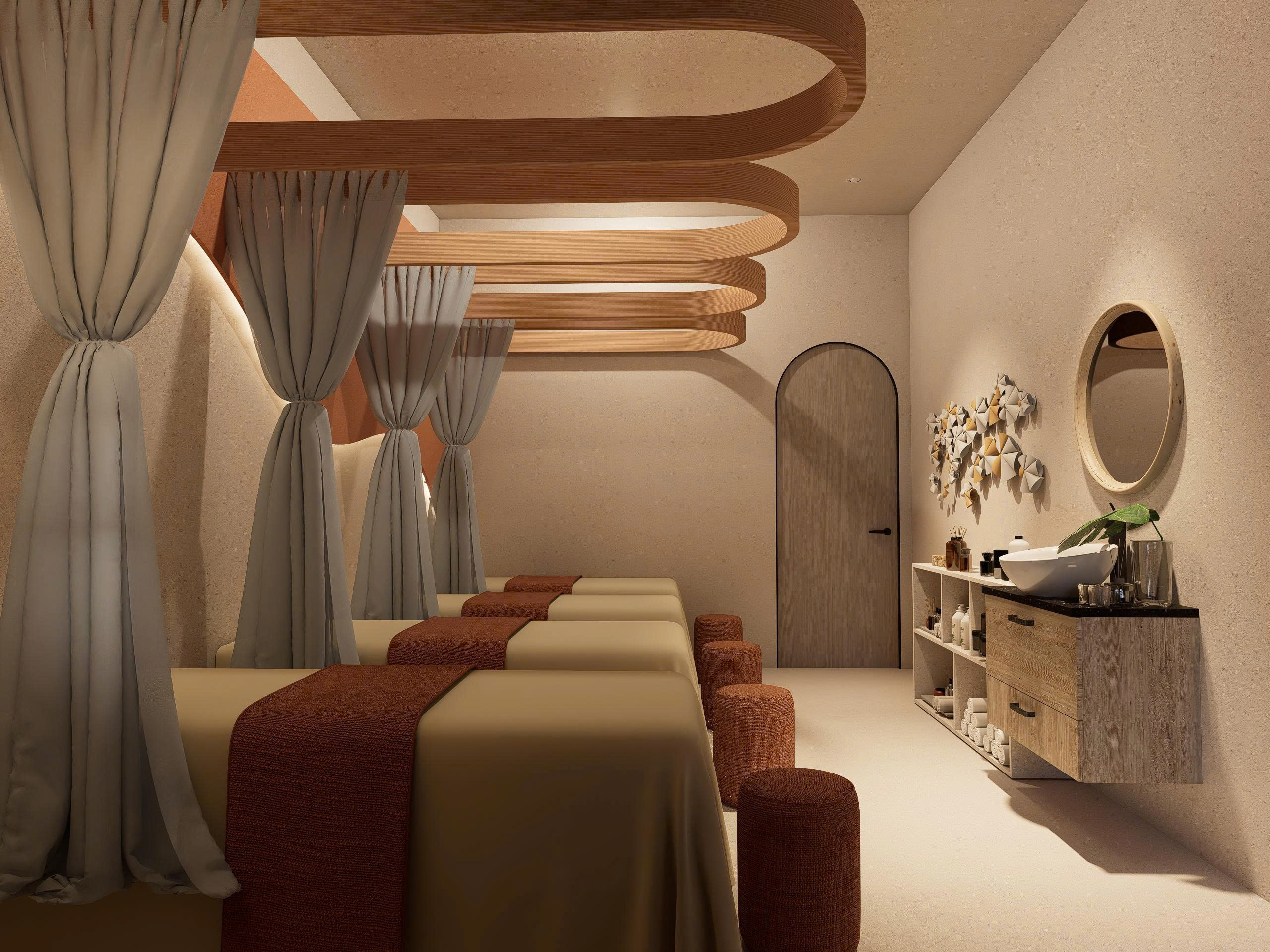 không gian spa kinh doanh