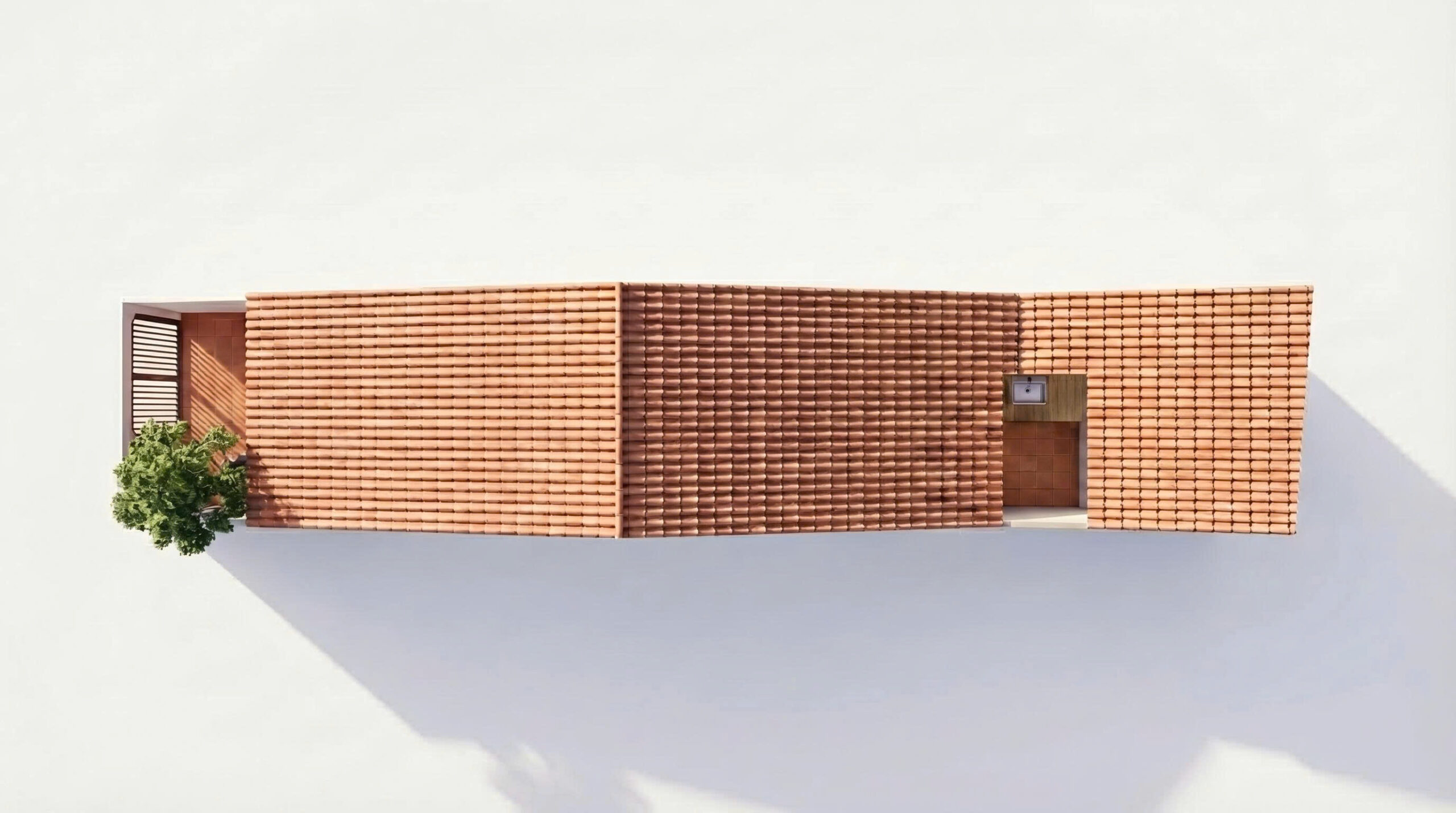 không gian lấy sáng tại nhà cấp 4